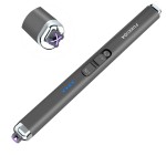 Upgraded Dual Arc Electric Candle Lighter Rechargeable USB Lighter Plasma Arc Lighters for Candle (Space Gray)