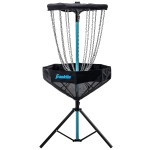Franklin Sports Disc Golf Basket - PDGA Approved - Elite Portable Disc Golf Target Basket Set with Premium Metal Chains + Canvas - Equipment + Hole Stand