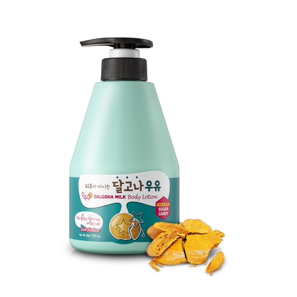 WELCOS KWAILNARA Dalgona Sugar Cookie Milk Body Lotion - Korean Body Lotion for Refreshed & Hydrated Skin 560 g / 19.75 Fl. oz