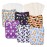 Babygoal Halloween Cloth Diapers 6 Pack with 10 Inserts, Baby Reusable Adjustable Washable One Size Pocket Nappy Covers 6FN35