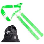 Trained 10 Man Flag Football Belts, 10 Player Adjustable Flag Football Set for Sports Teams, Training & Competition