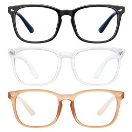 hunsquer Blue Light Glasses for Woman/Men Computer Blue Light Glasses