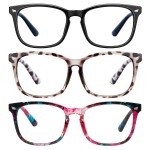 hunsquer Blue Light Glasses for Woman/Men Computer Blue Light Glasses