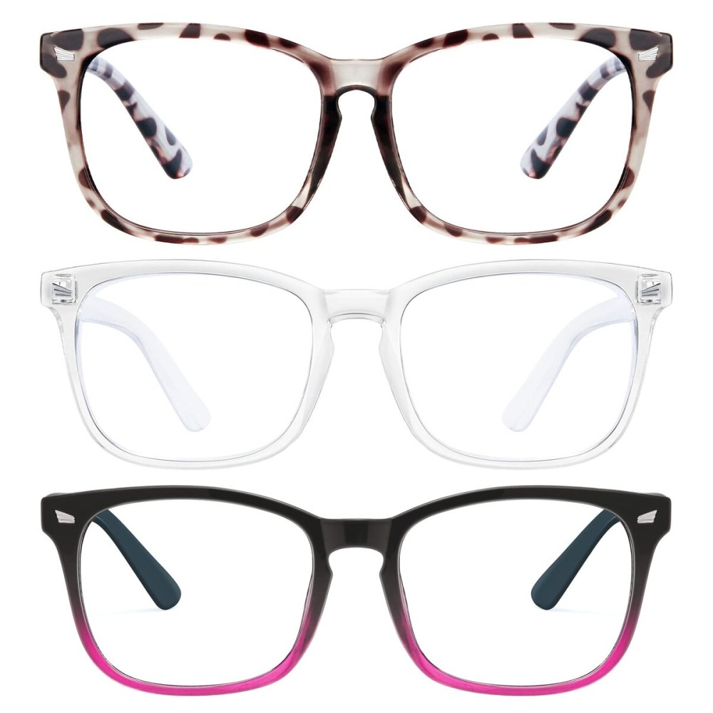 hunsquer Blue Light Glasses for Woman/Men Computer Blue Light Glasses