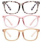 hunsquer Blue Light Glasses for Woman/Men Computer Blue Light Glasses