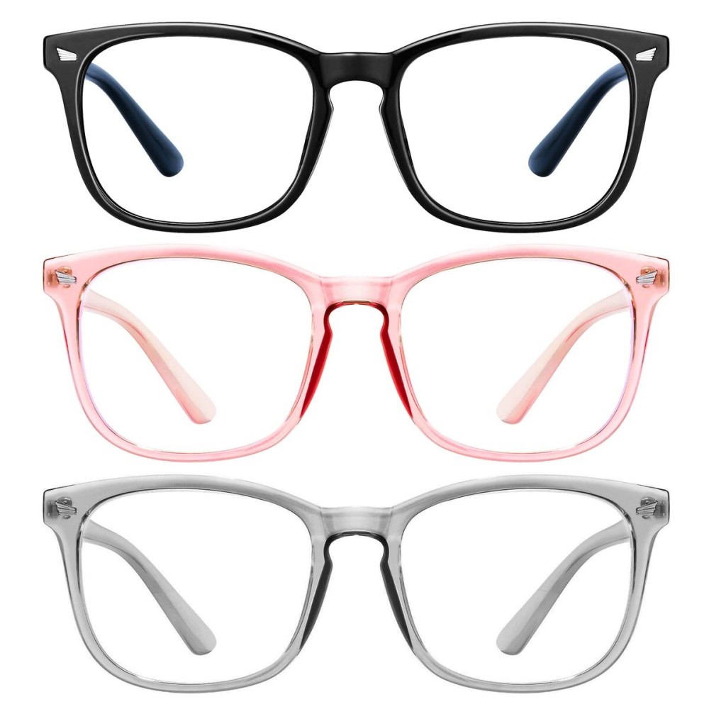hunsquer Blue Light Glasses for Woman/Men Computer Blue Light Glasses