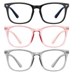 hunsquer Blue Light Glasses for Woman/Men Computer Blue Light Glasses