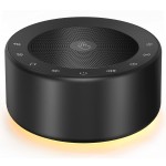 Nursery Lamp with Sound Machine, Mood Lighting, 7 Colors Night Light, 30 Soothing Sounds, White Noises for Baby, Adults. Timer, Plug in, Memory Function, Touch Control