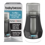 Baby Brezza Fast Baby Bottle Warmer - Baby Milk + Breastmilk Warmer Defroster - 2 Unique Temperatures for Breastmilk + Formula - Universal Fit for All Bottles, Bags + Jars