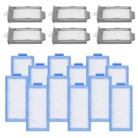 18PCS CPAP Filters Compatible with DreamStation 2, Replacement Kit 6 Reusable Pollen Filters 12 Disposable Ultra-Fine Filters, Replacement CPAP Filter Supplies Compatible with Philips DreamStation 2