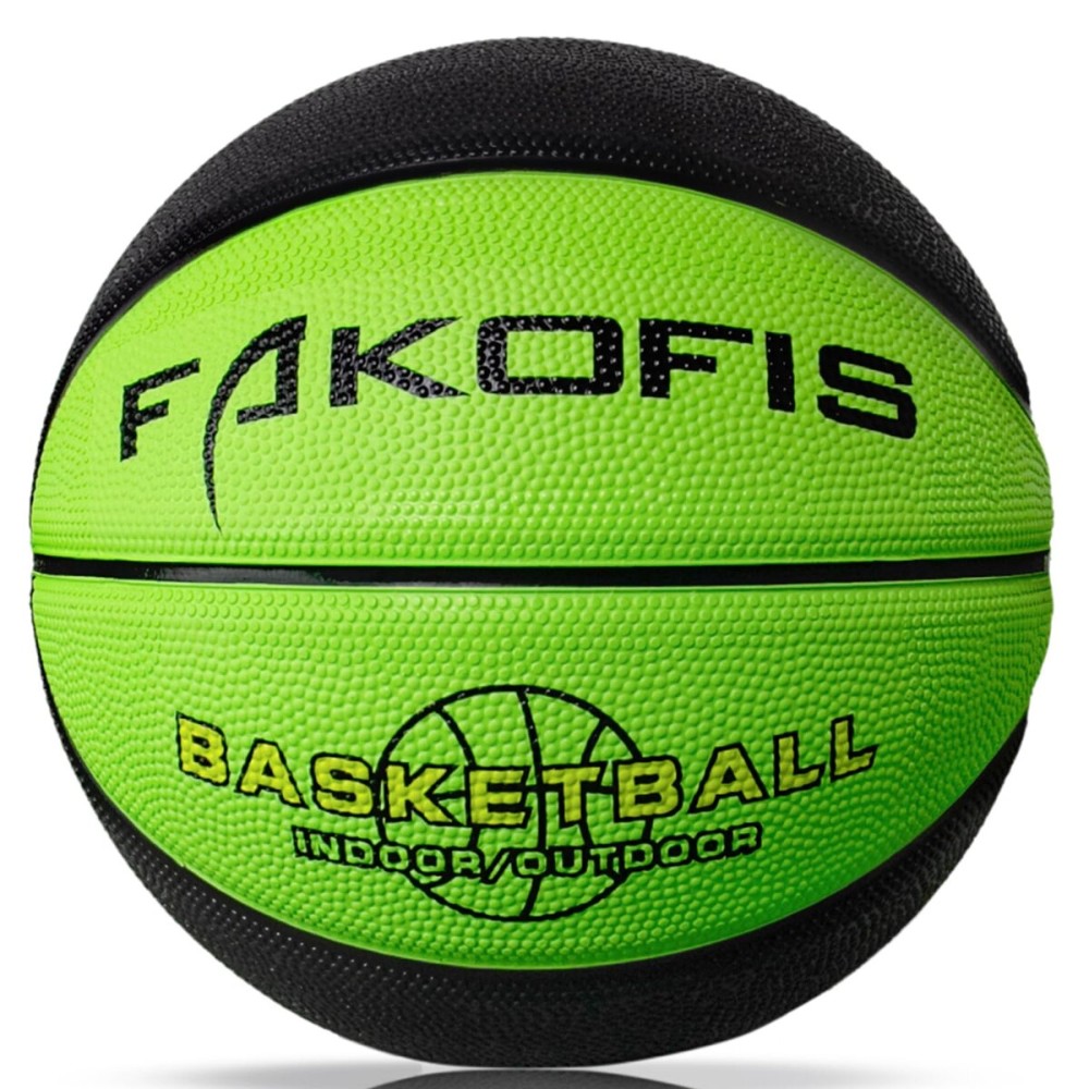 FAKOFIS Toddler Kids Basketball Size 3(22) Mini Basketball for Boys Girls Age 1 2 3 4 5 6,PU Rubber Indoor Outdoor Basket Balls for Training Shoot and Dribble (Best Gift)