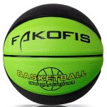 FAKOFIS Toddler Kids Basketball Size 3(22) Mini Basketball for Boys Girls Age 1 2 3 4 5 6,PU Rubber Indoor Outdoor Basket Balls for Training Shoot and Dribble (Best Gift)