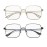 Dollger Blue Light Blocking Glasses women Anti Glare UV Filter Computer Gaming Glasses Retro matal square Eyeglasses Frame BLACK And Gold
