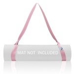 Slim Panda Yoga Mat Straps for Carrying, Adjustable Yoga Mat Carrier Sling Fits All Mats(Mat Not Included)(Light Pink