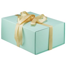 MOYEUPAC Tiffanys Blue Gift Box,9 X 7 X 4 with Lids for Presents Magnetic Closure Gift Packaging for Christmas, Halloween, Birthday and Various Holidays, Tiffanys Blue