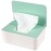 NOVWANG Wipes Dispenser, Baby Wipe Holder, Keeps Wipes Fresh, Refillable Wipe Container Baby Wipes Case for Bathroom Wipes Pouch Case, Green