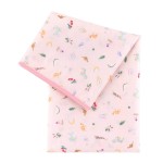 Bumkins Disney Baby Splat Mat for Under High Chair, Babies Toddlers Eating Mess Mat, Waterproof Reusable Cloth for Arts and Crafts, Playtime Mat for Kids, Floor or Table 42inx42in, Princess Magic Pink