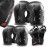 SKATEWIZ Knee and Elbow Pads Adult - Impact Size M Black - Skating Protective Gear Adult - Wrist Guards for Skating Scooter Roller Skates Skateboard - Ice Skates Men