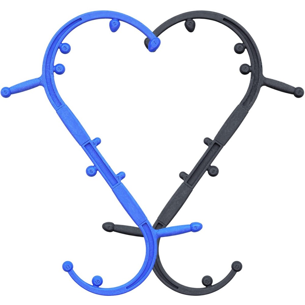 Body Back Buddy Elite His and Hers Bundle- USA Made - Trigger Point Massage Tool, Neck and Back Massager Handheld, Manual Self Massager, Massage Cane