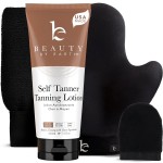 Self Tanner with Tanning Mitt - USA Made Sunless Self Tanning Lotion with Organic Ingredients