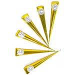 AL HASNAYN ENTERPRISES Almas henna cones for women 6 pack 100% natural ready to use henna tubes paste hair color hair dye-reddish brown color 6 Count (Pack of 1)