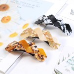 Mistofu 3 Pcs Barrettes for Women - Large French Hair Pins, Retro Clasps for Thick Hair Accessories (mahua5)