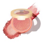 Oulac Luminous Blush Makeup Glow Coral Gold|Subtle Shimmery Creamy Powdery Blush Highlighter Cheek| Pigmented&Blendable | Light to Medium Skin Tone| Vegan & Cruelty-Free| 4.8g F03 Sweet Date