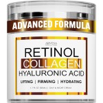 Retinol Cream for Face with Collagen and Hyaluronic Acid - Anti Aging Wrinkle Cream for Women and Men - Day and Night Facial Moisturizer for Tightening and Skin Firming - Crema Hidratante Para la Cara