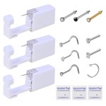 HYJLPAF Nose Piercing Kit - 3 Pack Self Piercing Gun, Disposable Safety Kit with Nose Rings and Studs