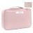 Queboom Travel Makeup Bag Cosmetic Bag Makeup Bag Toiletry bag for women and men(Pink)