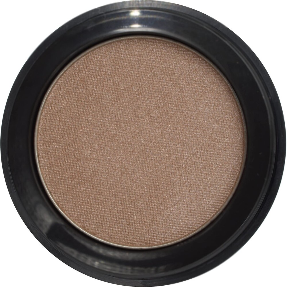 Pure Ziva Brown Silver Shimmering Metallic Chocolate Brown Dark Bronze Pressed Powder Single Vegan Eyeshadow; Talc, Paraben & Cruelty Free
