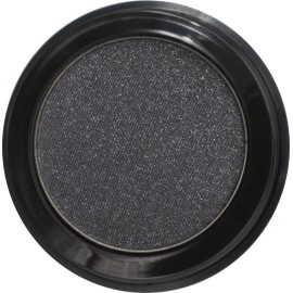 Pure Ziva Eclipse Shimmering Glitter Black Onyx Chrome Dark Grey Pressed Powder Single Vegan Eyeshadow; Talc, Paraben & Cruelty Free
