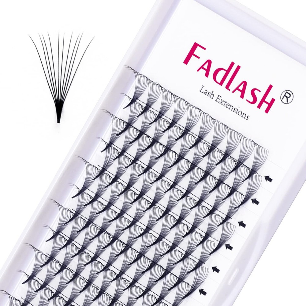 Eyelash Extensions Premade Fans Eyelash Extensions C CC D DD Curl Pointy Tip Pre Fan Eyelashes Premade Lash Extension Fans Volume Lash Extensions Pre Made Volume Lashes (10D-0.07D, 10mm)