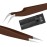 SIVOTE Lash Tweezers for Eyelash Extensions, Hand Calibrated Straight & Curved Tip, Pack of 2, Chocolate