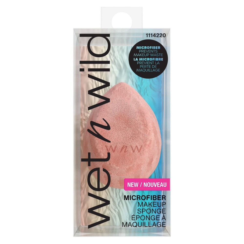wet n wild Makeup Sponge - Low Product Absorption for Streak-Free Application, Effortless Blending Beauty for a Smooth Professional Looking Finish, Cruelty-Free & Vegan-Microfiber