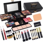 58 colors Professional Makeup Kit for Women, All In One Full Makeup Gift Set for Women Girls Beginner with Eye Shadow Blush, Lipstick, Compact Powder, Mascara, Eyeliner, Lip Liner, Eyebrow Pencil,
