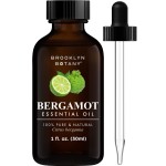 Brooklyn Botany Bergamot Essential Oil - 100% Pure and Natural - Premium Grade Oil with Dropper - for Aromatherapy and Diffuser - 1 Fl Oz