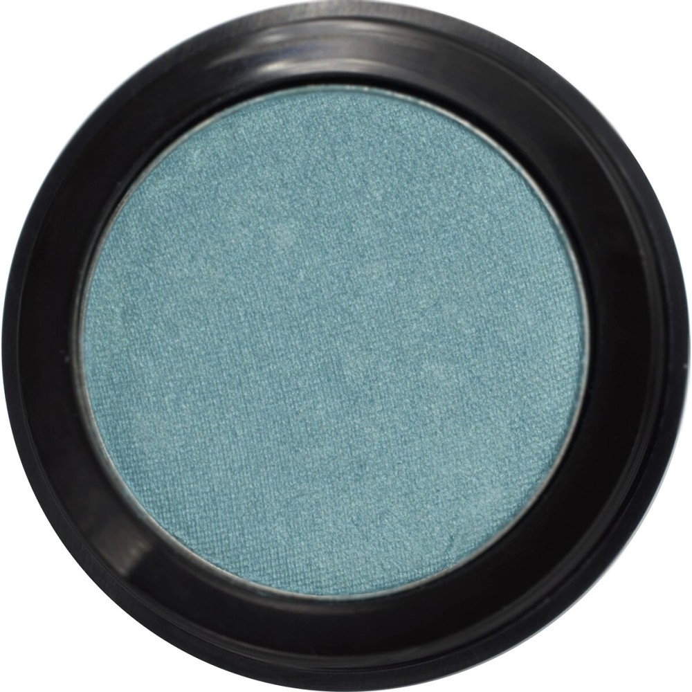 Pure Ziva Sheer Aqua Shimmering Teal Blue Green Pressed Powder Single Vegan Eyeshadow; Talc, Paraben & Cruelty Free