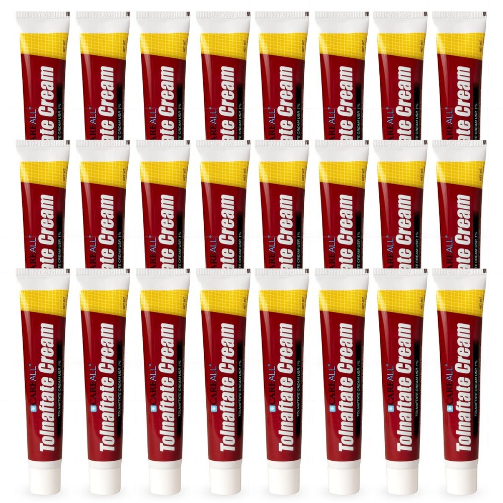 CareAll Tolnaftate Cream USP 1%, 1.0 oz. Tube (24 Pack), Effective Antifungal Treatment and Itch Relief for Athletes Foot, Jock Itch, Ringworm, Compare to Leading Brand