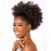 Afro Puff kinky curly Drawstring Ponytail Extension for Black Women Synthetic Short Afro Kinkys Curly Afro Bun Extension Hairpieces Updo Hair Extensions with Two Clips(4)