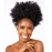 Afro Puff kinky curly Drawstring Ponytail Extension for Black Women Synthetic Short Afro Kinkys Curly Afro Bun Extension Hairpieces Updo Hair Extensions with Two Clips(2)