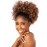 CECINILL Afro Puff kinky curly Drawstring Ponytail Extension for Black Women Synthetic Short Afro Kinkys Curly Afro Bun Extension Hairpieces Updo Hair Extensions with Two Clips(T30)