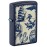 Zippo Nautical Design Navy Matte Pocket Lighter