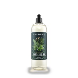 Caldrea Dish Soap, Biodegradable Dishwashing Liquid Made with Soap Bark and Aloe Vera, Juniper Laurel Mint Scent, 16 oz