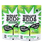 Molly\'s Suds Active Wear Laundry Detergent | Extra Strength Sport Laundry Powder, Stain Fighting for Performance Fabrics and Sensitive Skin | 240 Load (2 Pack)