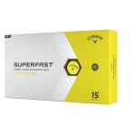 Callaway Golf Superfast Bold Golf Ball, Yellow