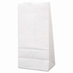 Perfect Stix White Paper Lunch Bags 50 Count White Paper Bags for Lunch and Used for Craft Bags. Larger Than Standard Lunch Bags. 6 Lbs