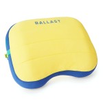 Ballast Beach Pillow - Comfy, Durable & Compact, Stays Put on Windy Beaches with Patented Sand Pouch, Inflatable Pillow for Beaches, Pools, Camping, Festivals and Travel (Sunshine Yellow)