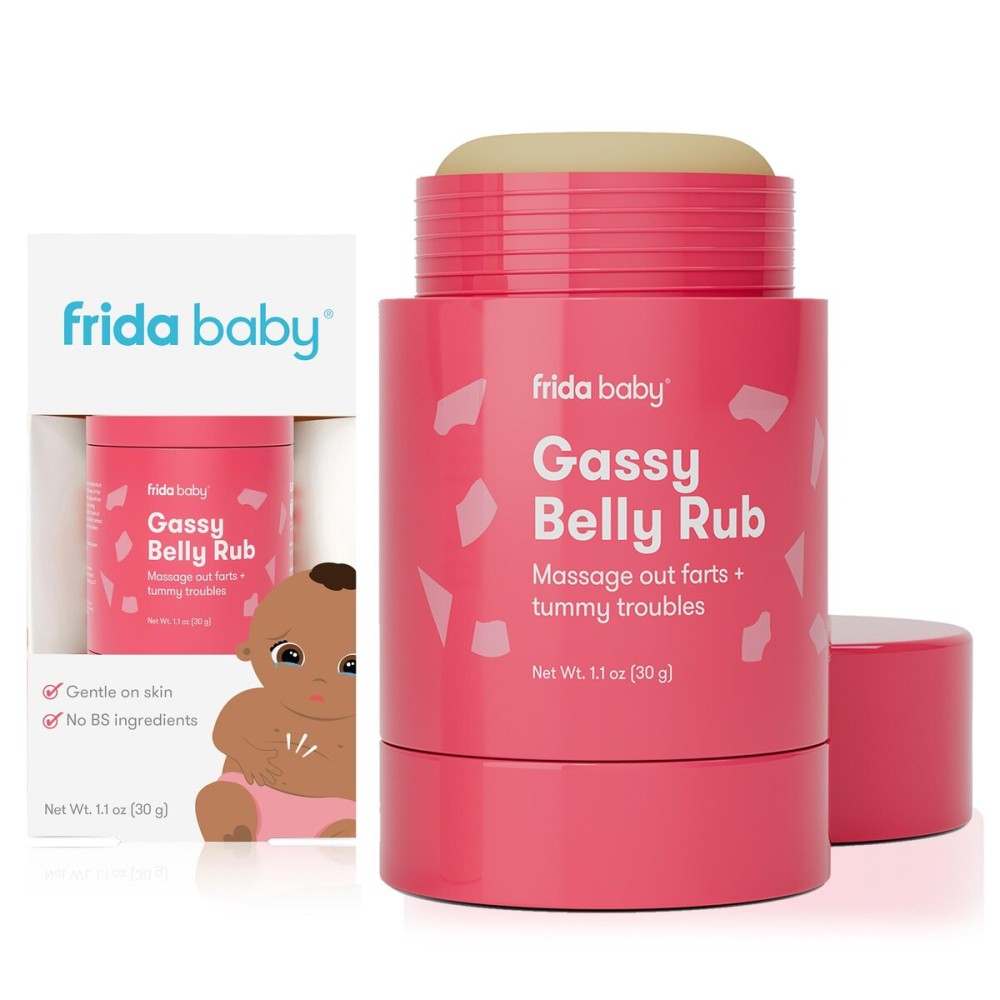 Frida Baby Gassy Belly Rub | Infant Gas Relief | Baby Gas Relief Rub for Belly Massages Made with Natural Oils