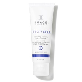 IMAGE Skincare, CLEAR CELL Salicylic Gel Cleanser, Gentle Foaming Face Wash Removes Excess Oil and Shine for Oily Prone Skin, 1.7 oz